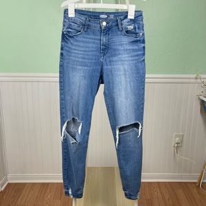 Old Navy Super Skinny High-Rise Bluejeans